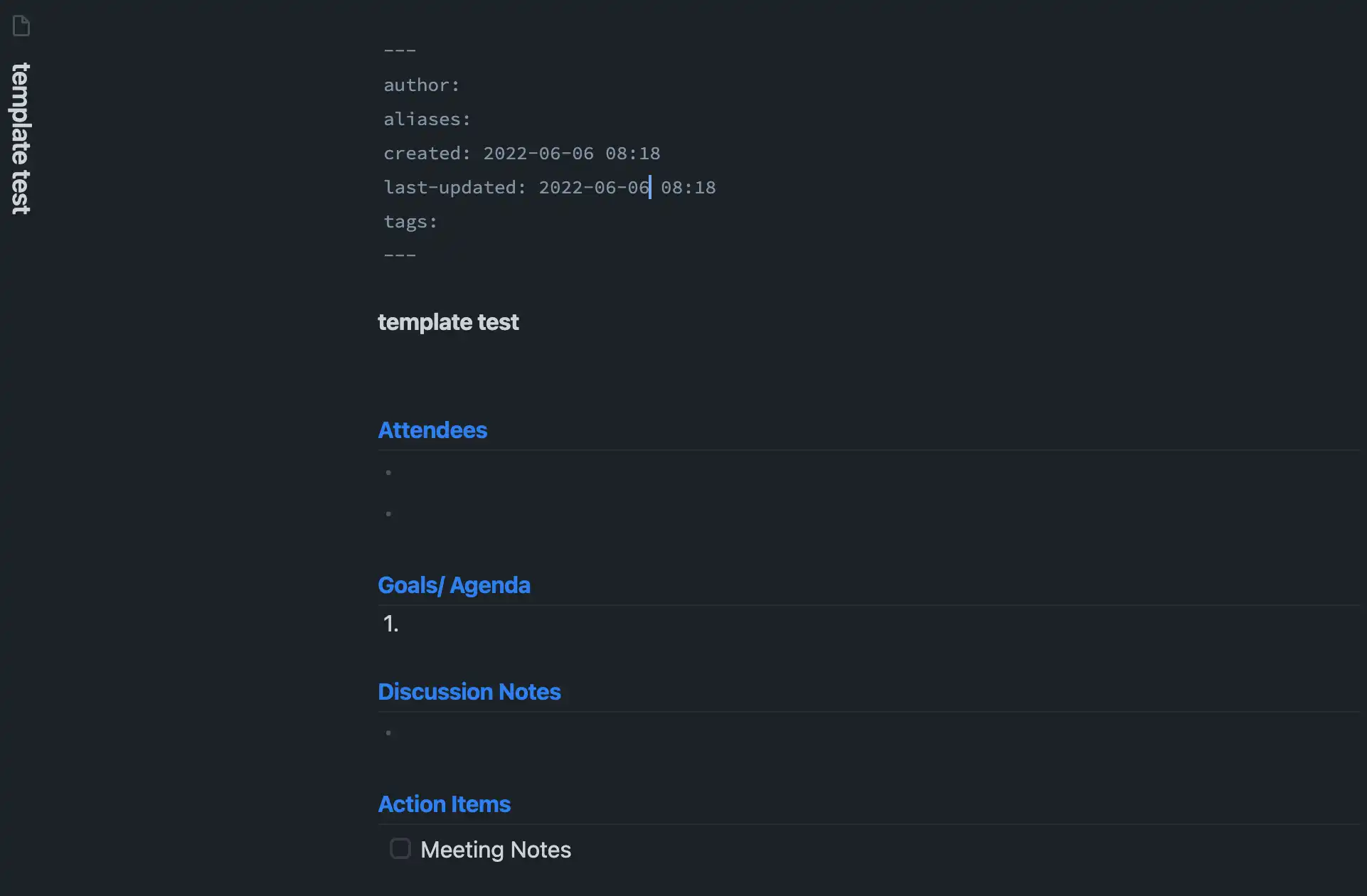 obsidian templater plugin