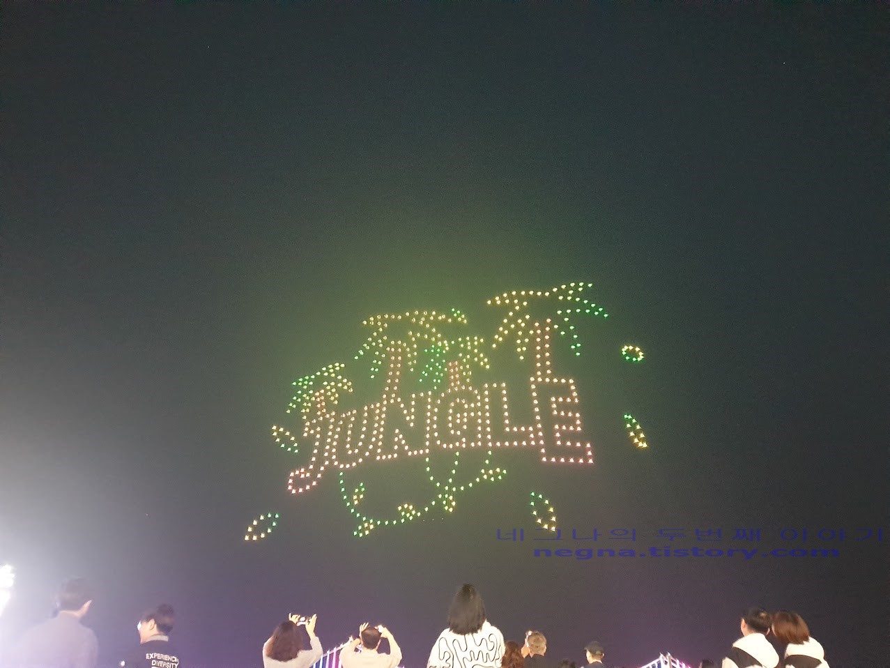 광안리 드론쇼. 정글