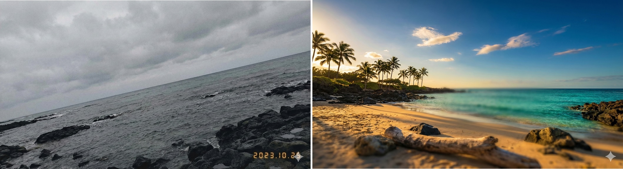 텍스트만 입력했을 뿐인데, 전문가가 만든 듯한 이미지로 변신한 모습.