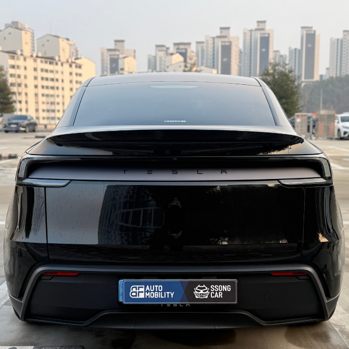 테슬라 모델Y 주니퍼 후면 디자인 및 선출고 차량 정보