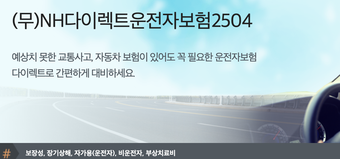 NH다이렉트운전자보험 핵심 보장 완벽 분석! 운전자를 위한 든든한 선택 NH다이렉트운전자보험 핵심 보장 완벽 분석! 운전자를 위한 든든한 선택