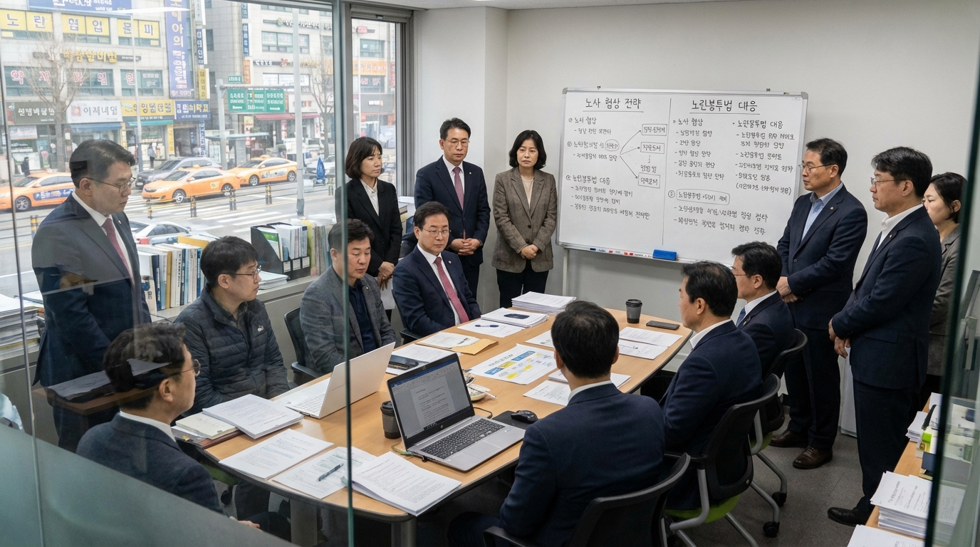 불확실한 경영 환경에서 전략적 방향을 제시하는 등대 이미지