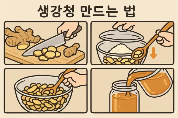 생강청 만드는 법 단계별 초간단 레시피23
