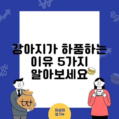강아지가 하품하는 이유 5가지 알아보세요