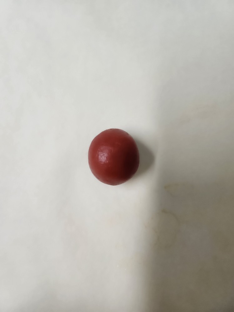 동그랗게 빚은 반죽