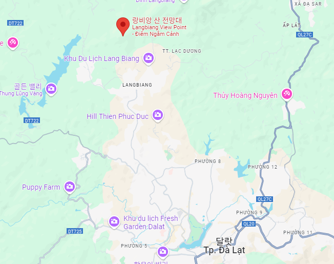 랑비앙 산 전망대 (Langbiang View Point - Điểm Ngắm Cảnh) 정보