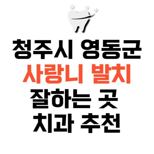 충북 영동군 사랑니 치과 발치 잘하는 곳 추천 매복 가격 비용.png