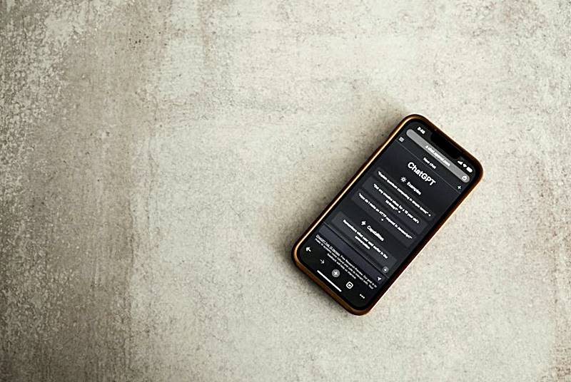 아이폰으로-챗GPT를-사용하는-모습