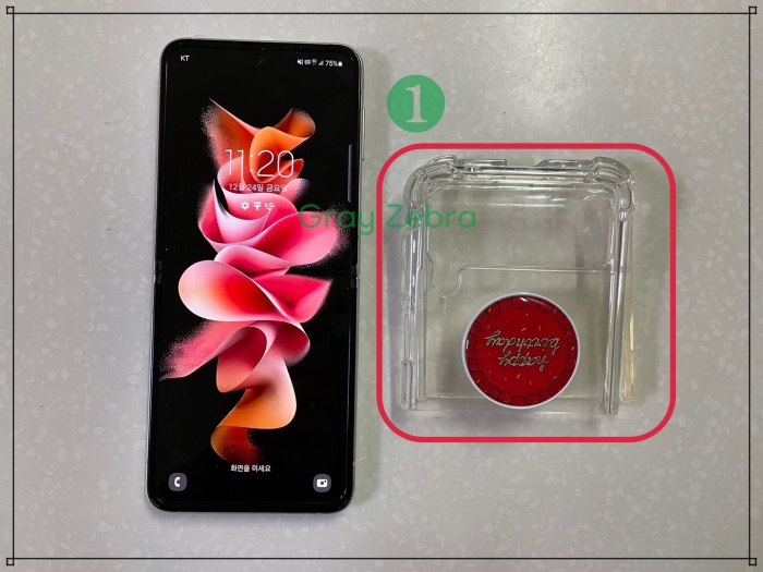 갤럭시 Z 플립3 투명 케이스