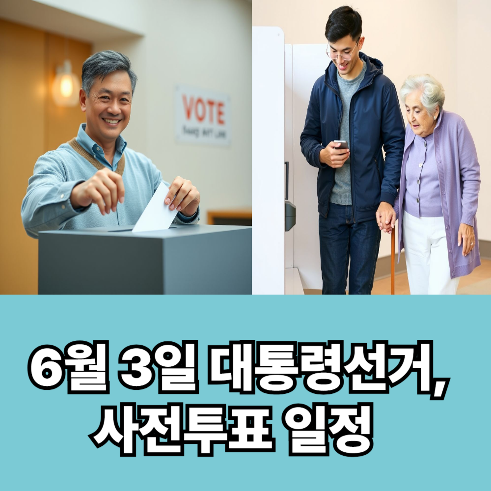 6월 3일 대통령선거,사전투표 일정 1