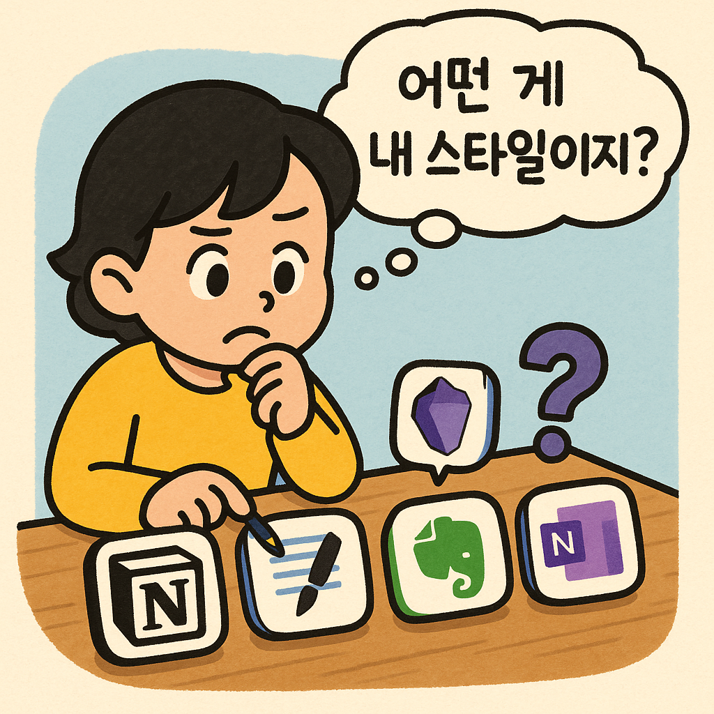 국내외 작가들이 선호하는 필기앱 비교