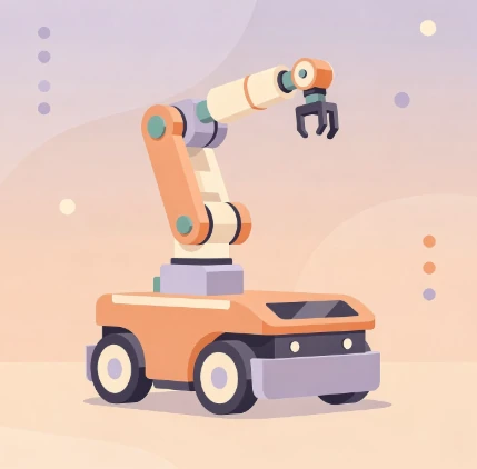 모바일 매니퓰레이터 예시 일러스트