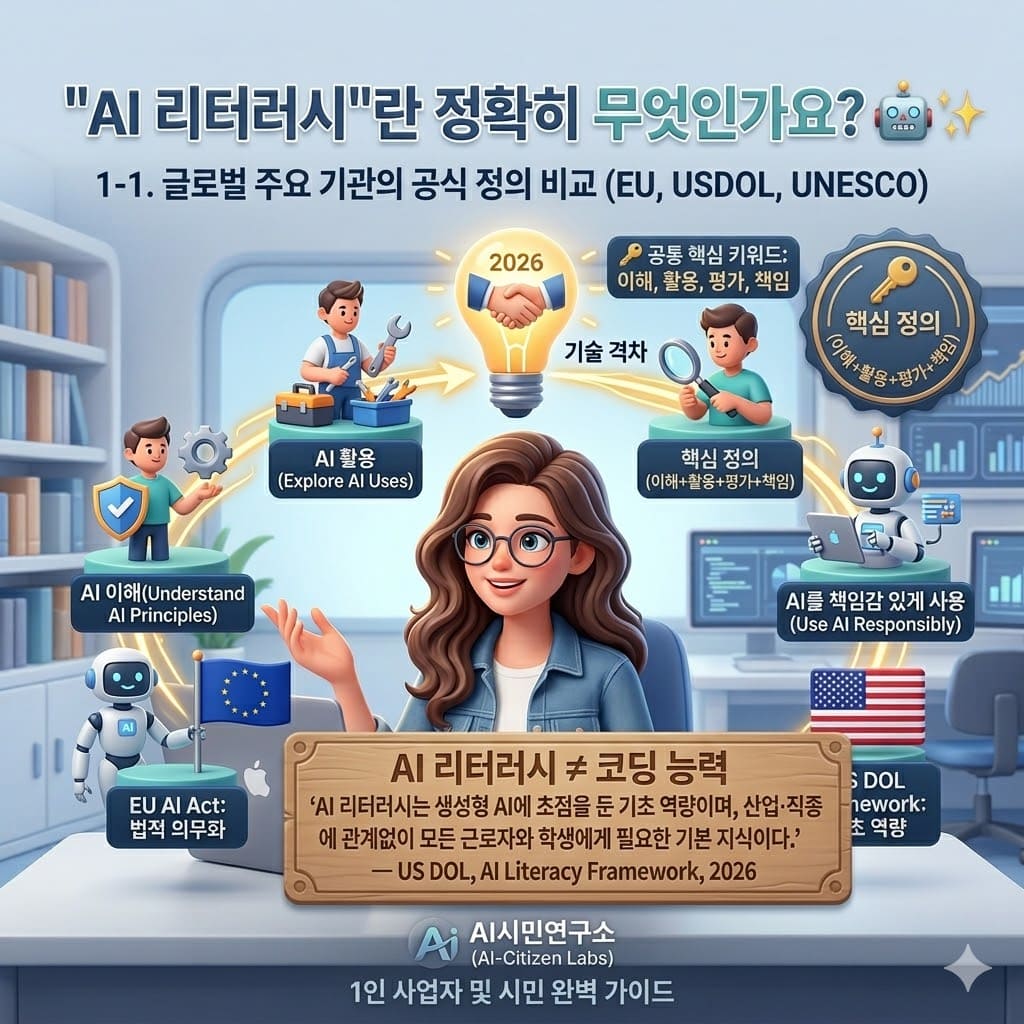 "AI 리터러시"란 정확히 무엇인가요?