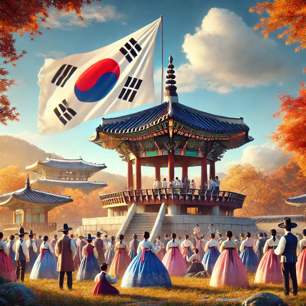 개천절 노래 뜻 유래 임시 공휴일 지역 행사 단군 신화