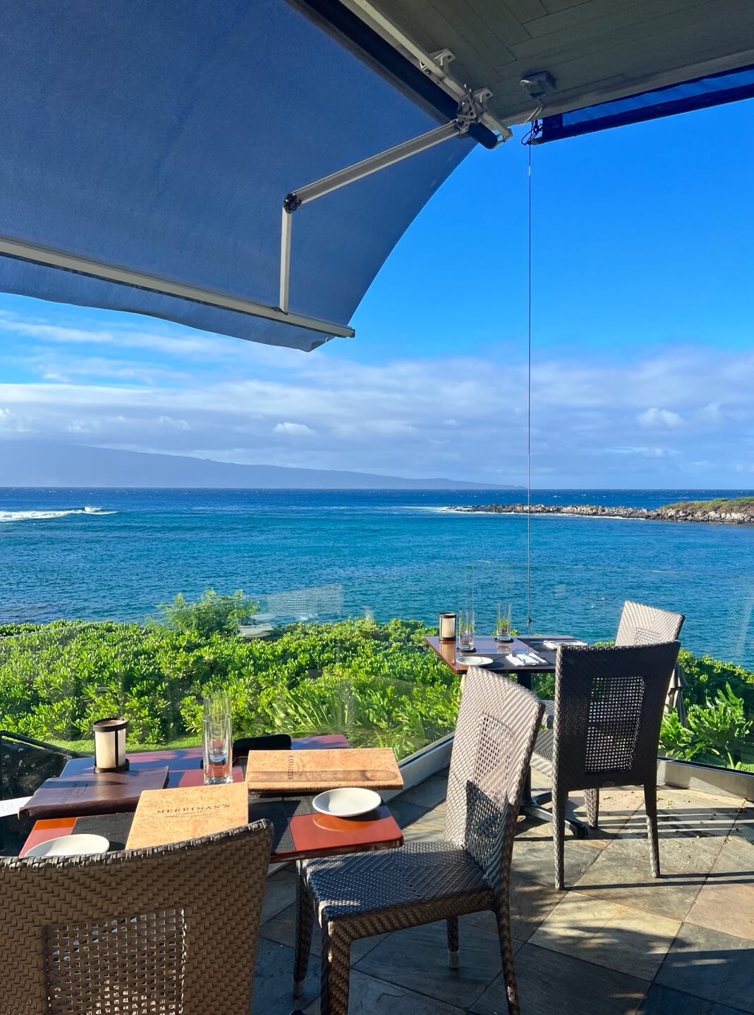 하와이 고급 레스토랑 오션뷰