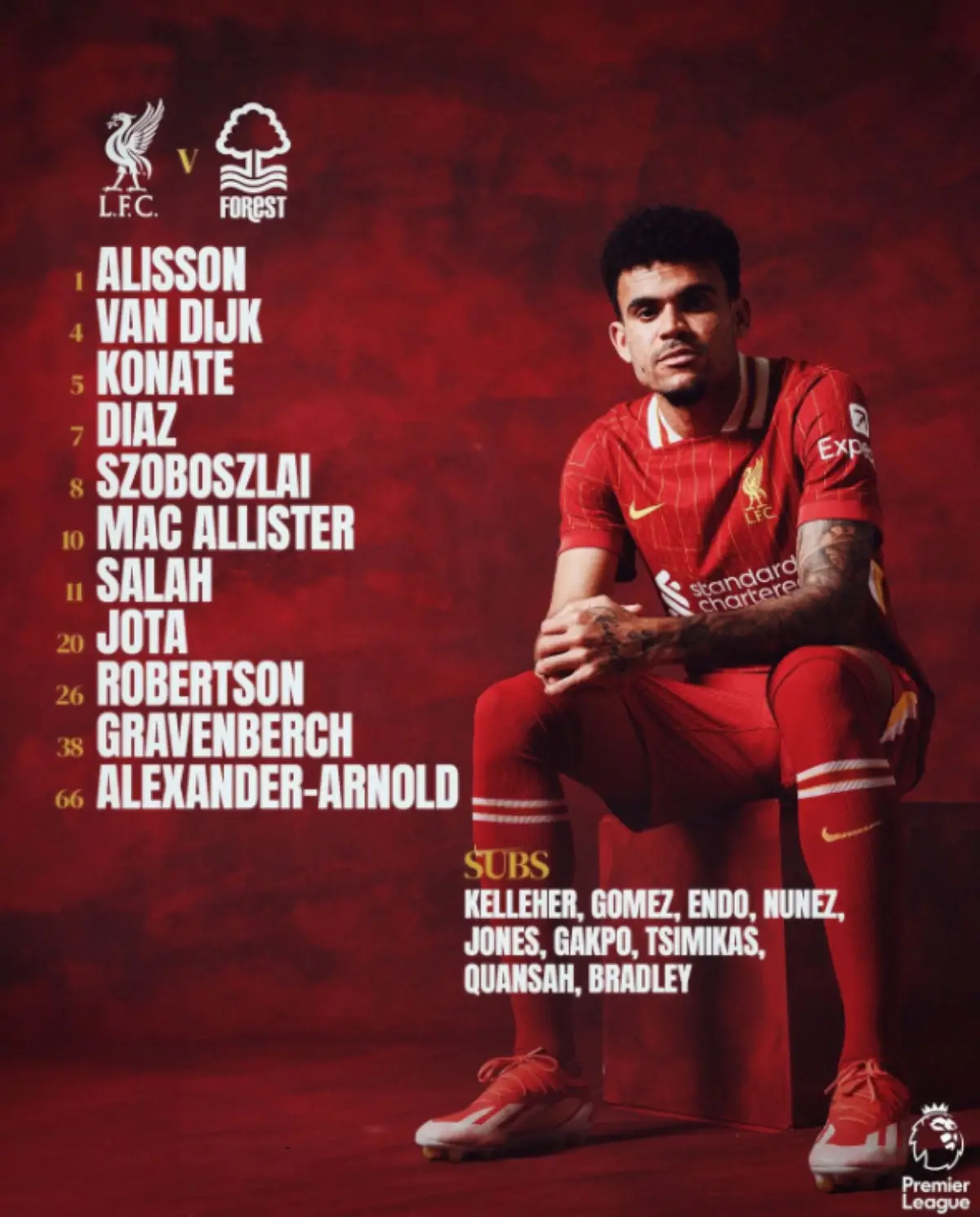 리버풀-노팅엄-선발라인업