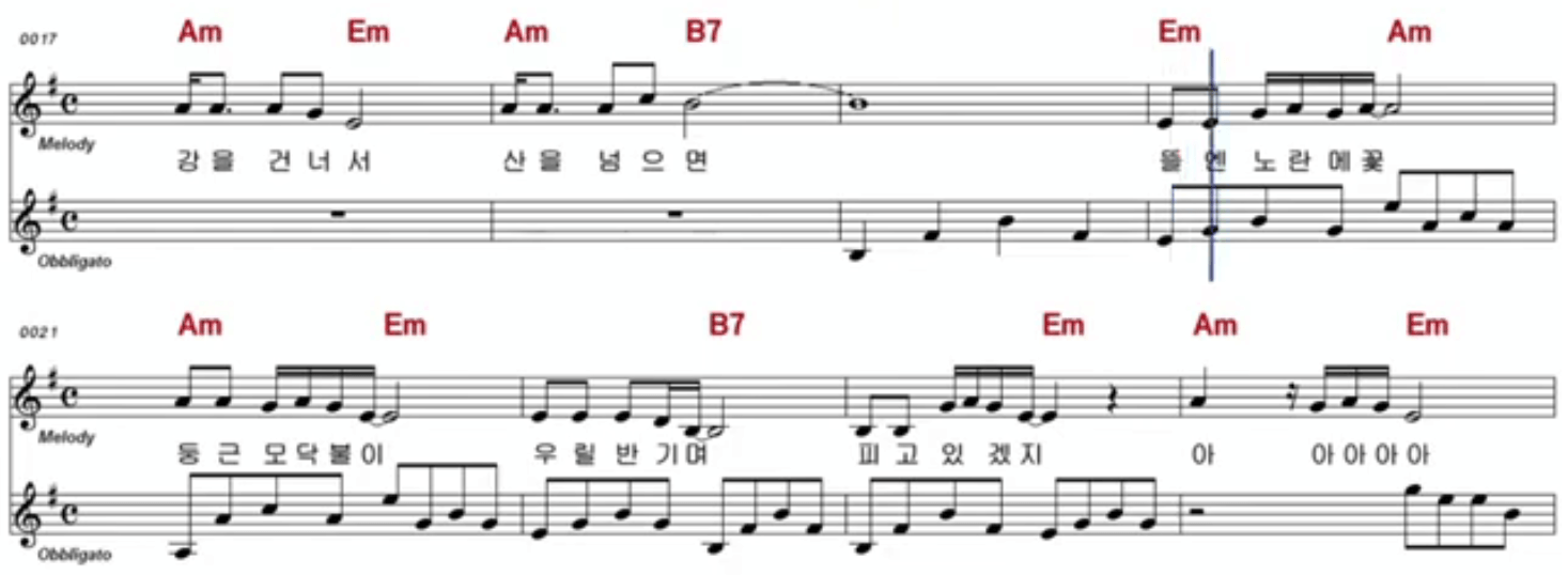 김태곤(박두호) 아야 우지마라 악보