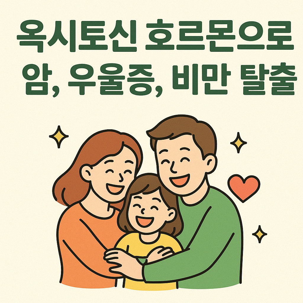 옥시토신 호르몬 높이는법