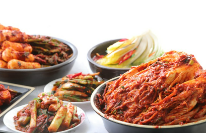 한국의 발효 음식인 김치, 장아찌, 된장