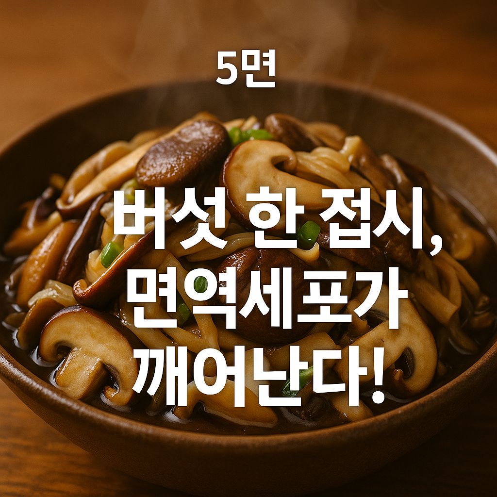 면역력 버섯