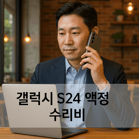 갤럭시 S24 액정 수리비 비교: 케어플러스 vs 미가입자