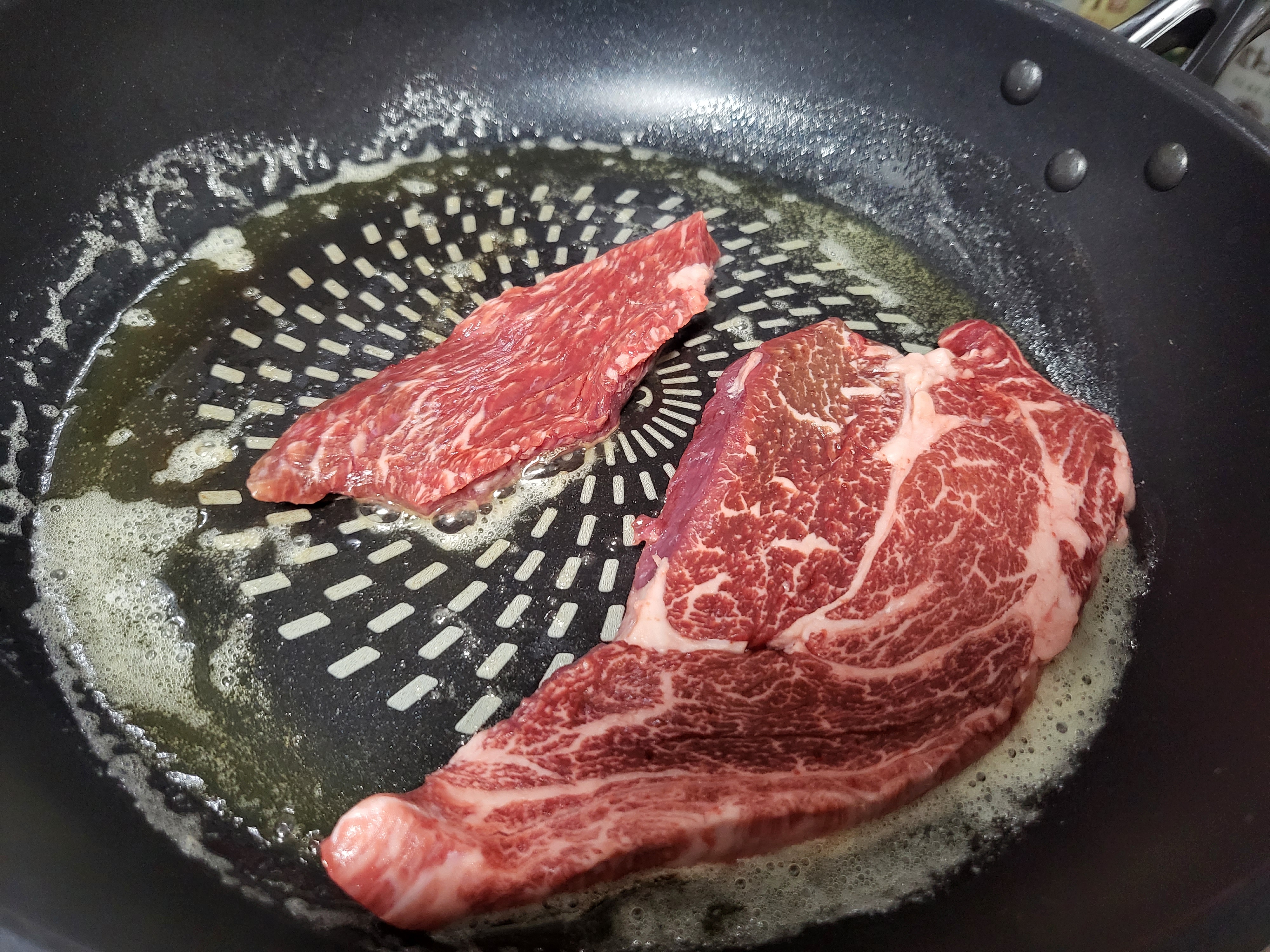 마장동 고기팩트 등심굽기