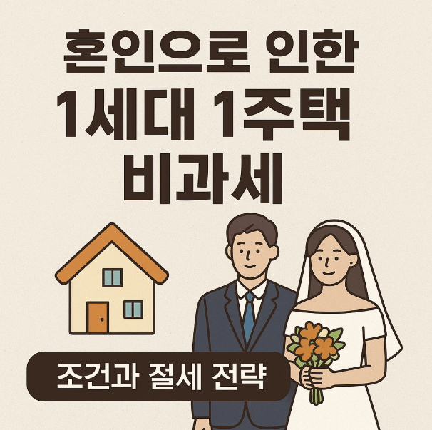 혼인 1세대 1주택 비과세