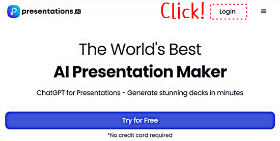 Prezentations. AI 웹사이트 바로가기 링크