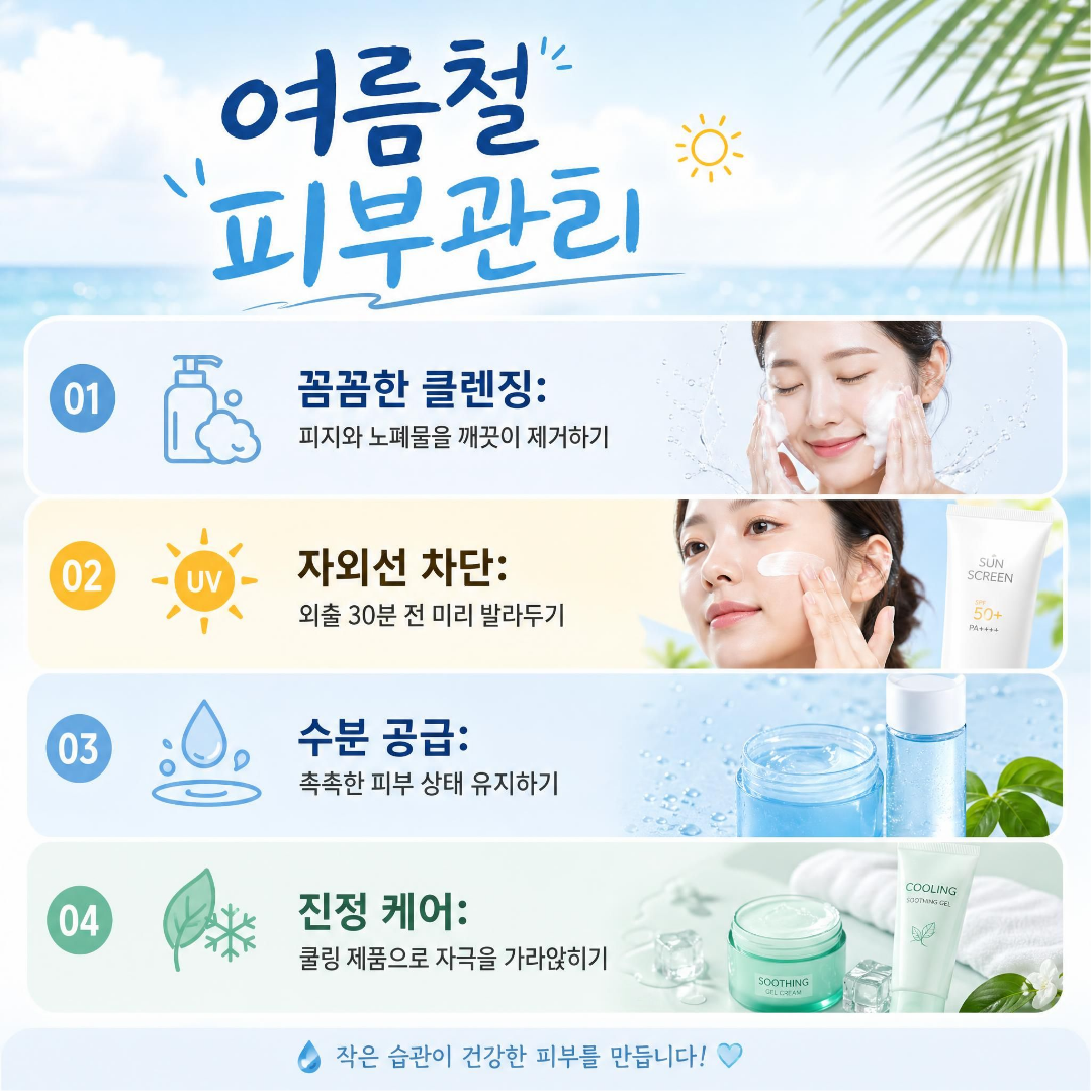 여름철 피부관리