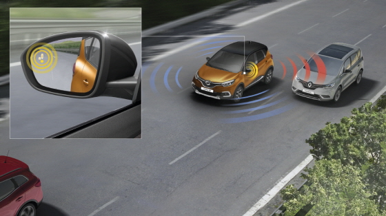 QM3 사각지대 경고 알림 기능 출처 EBN 산업경제 신문