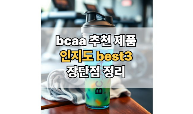 bcaa-추천-제품-장단점