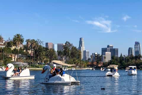 도심 속 호수의 여유, Echo Park Lake