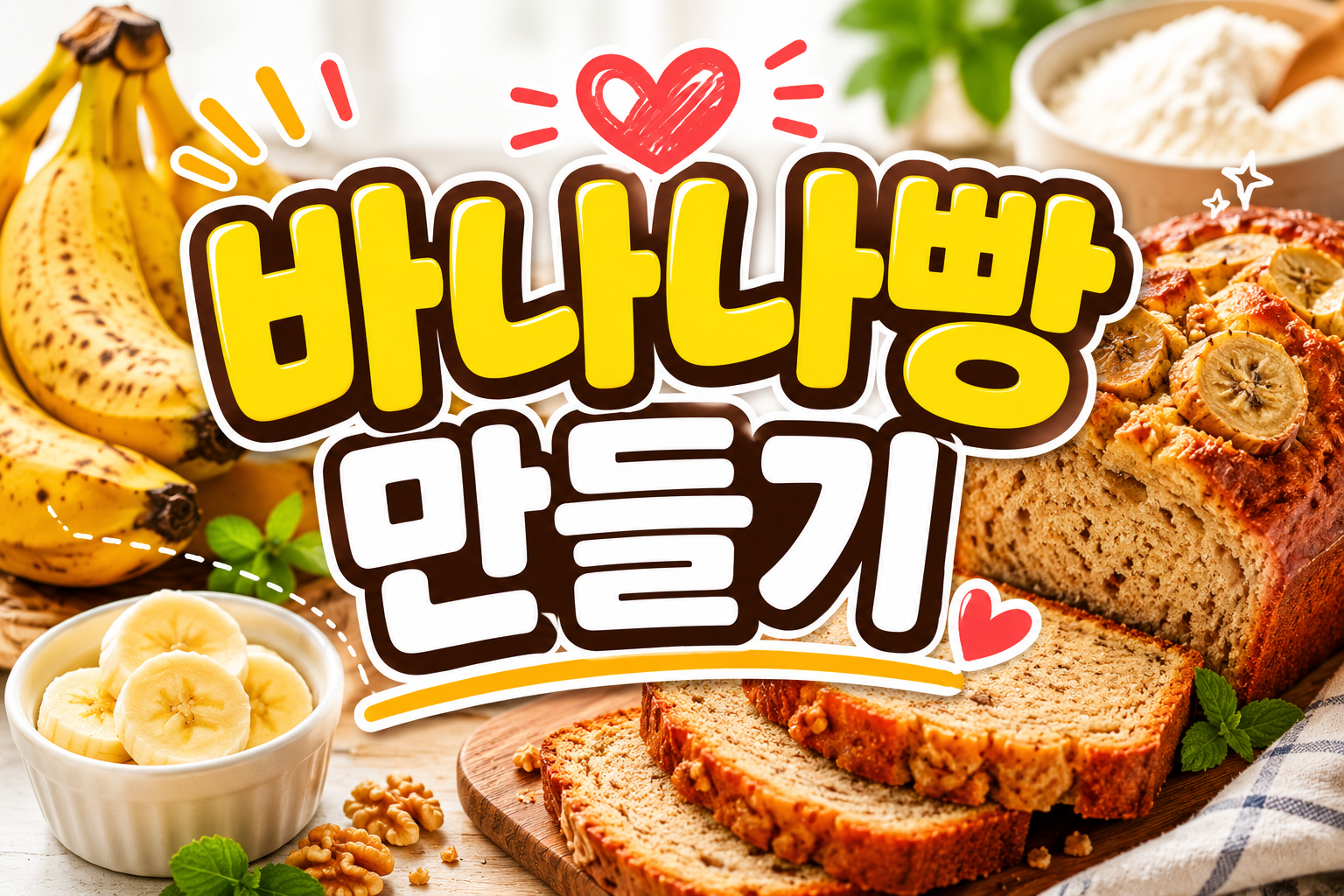 바나나빵 만들기