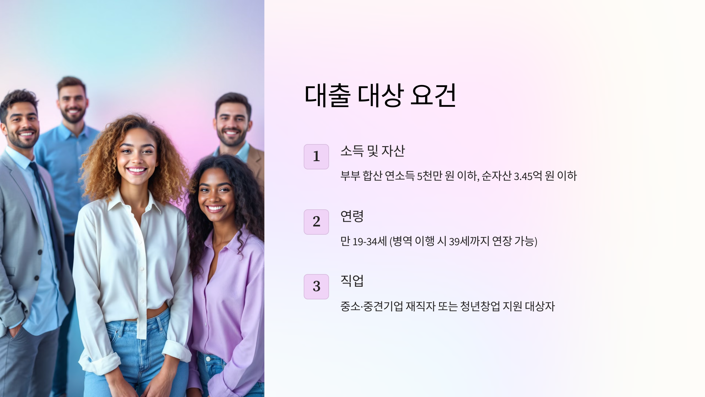 대출 대상 요건