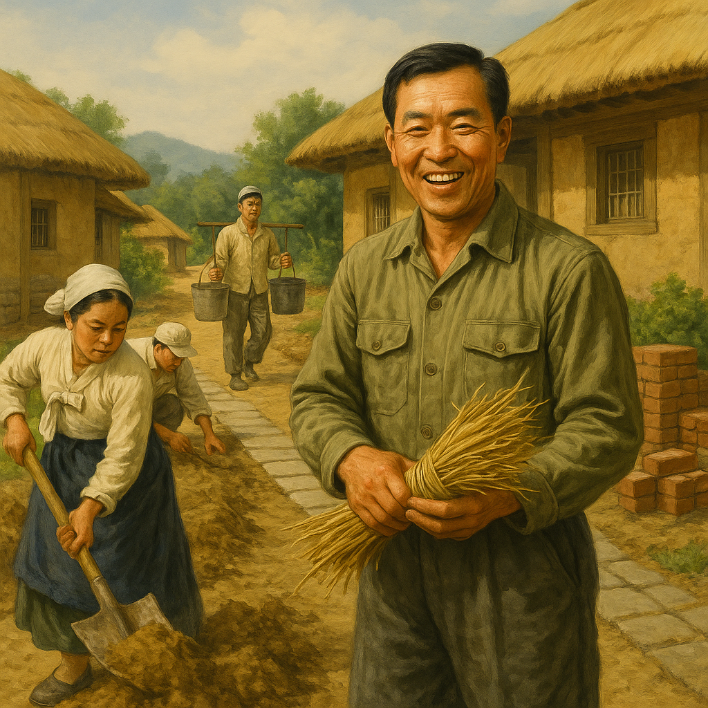 새마을 운동과 농촌 현대화 관련 이미지