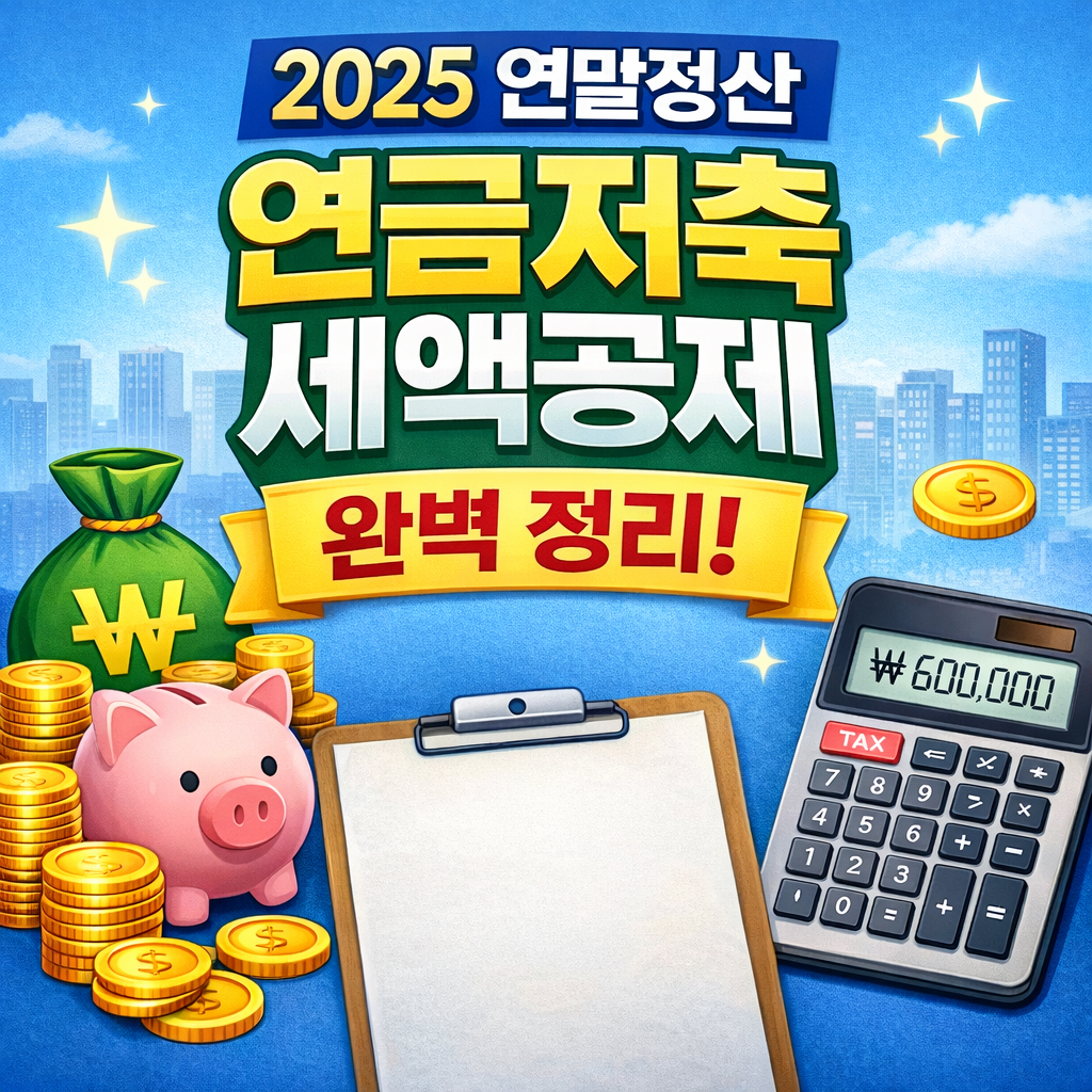 연말정산 연금저축 세액공제 정리