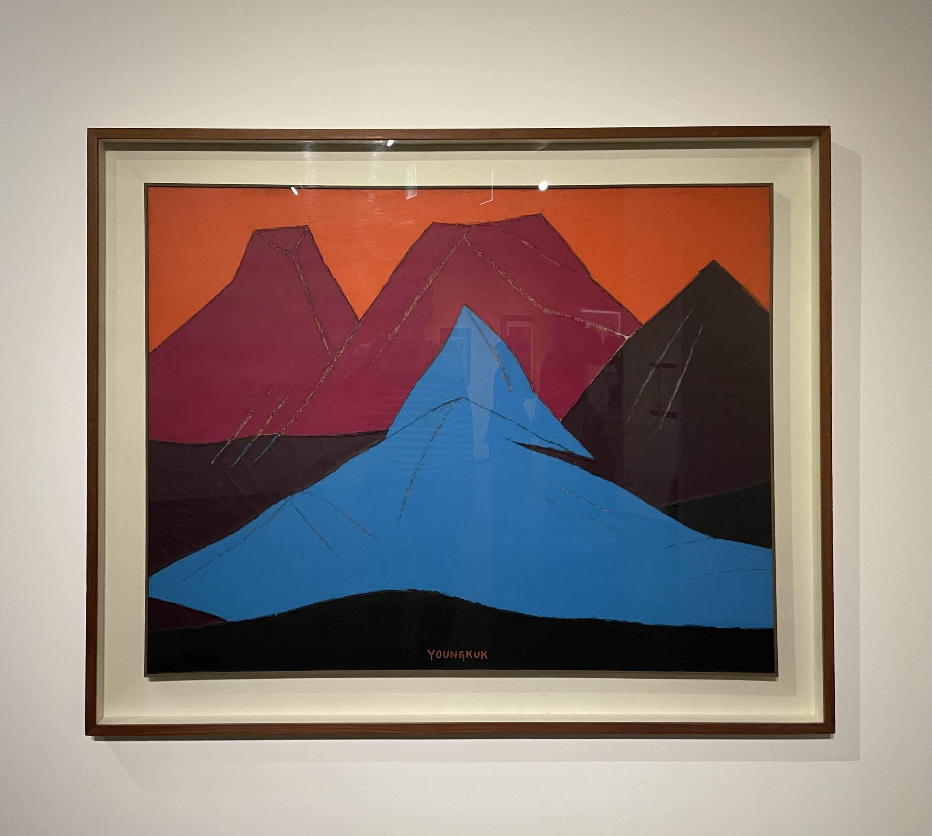 유영국-움직이는 산 (1980, 캔버스에 유채)