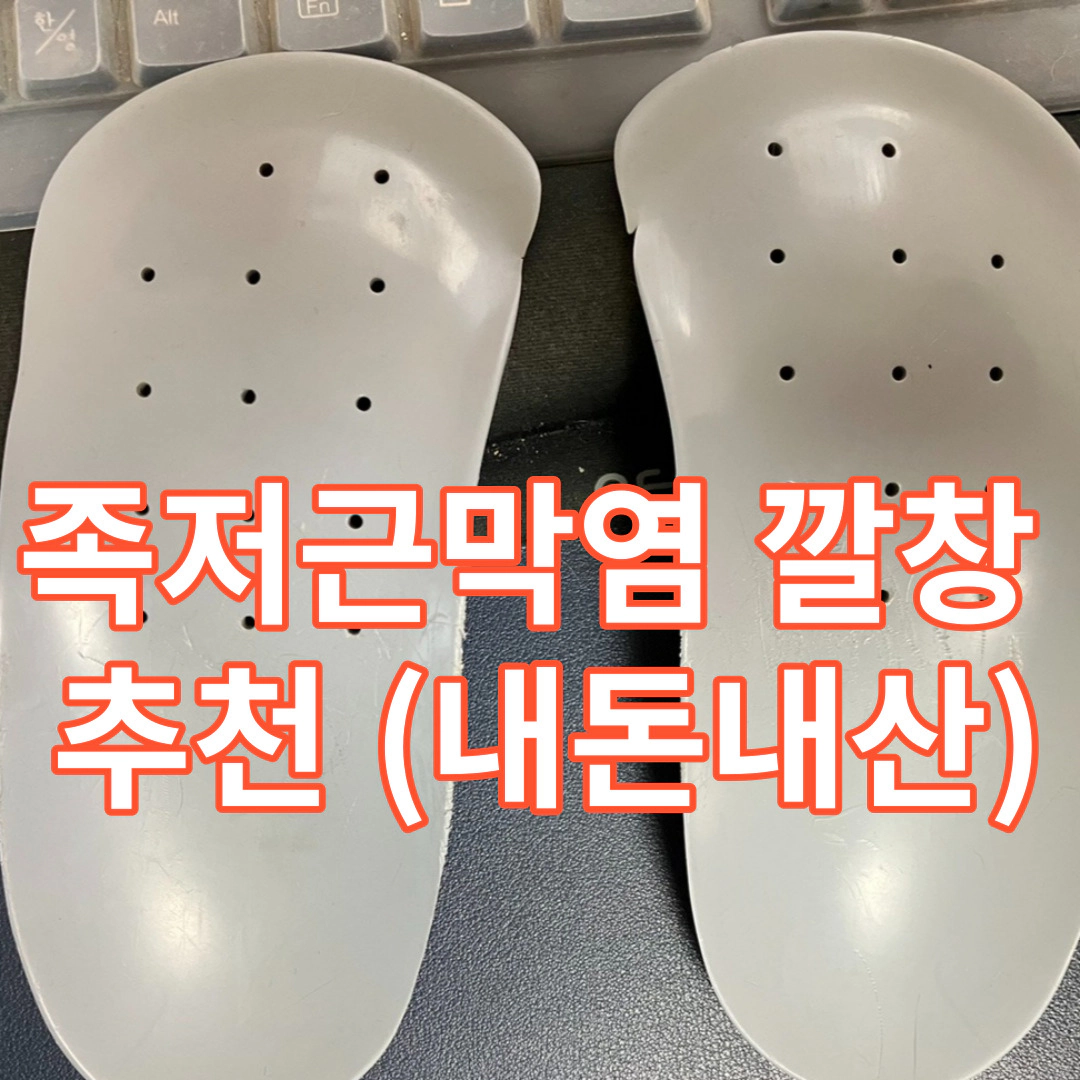 [족저근막염] 족저근막염 깔창, 비싼게 좋다?(내돈내산)
