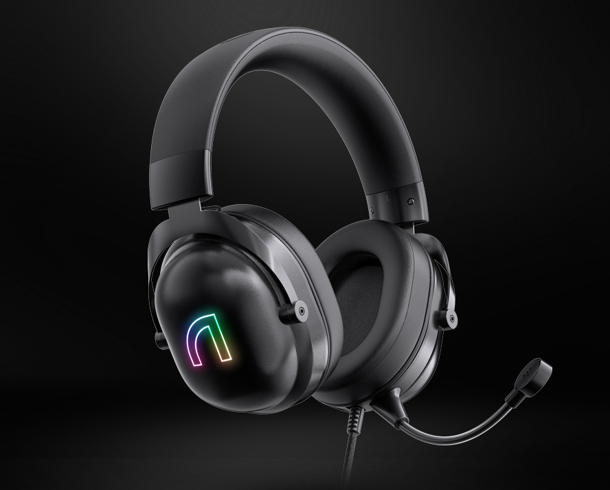 ABKO B772L 가상 7.1 채널 RGB 게이밍 헤드셋