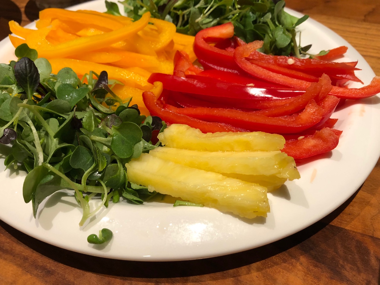 월남쌈-재료들-세팅한-접시