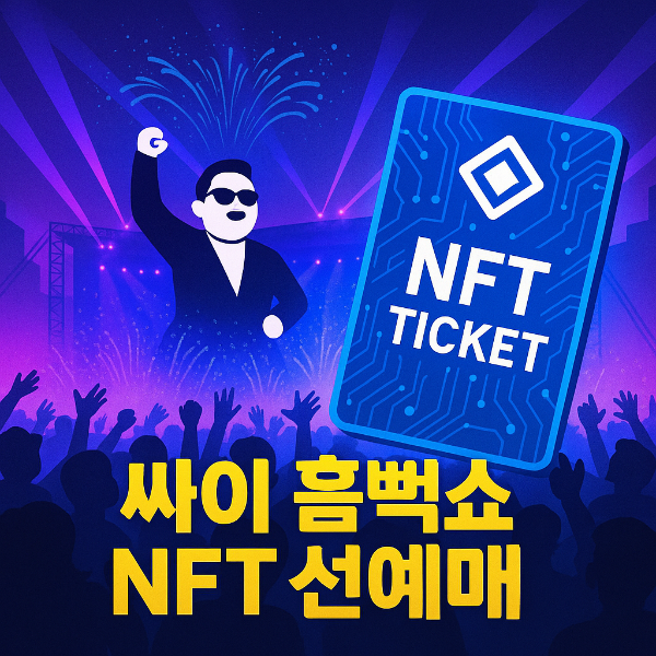 싸이 흠뻑쇼 NFT선예매 썸네일 이미지