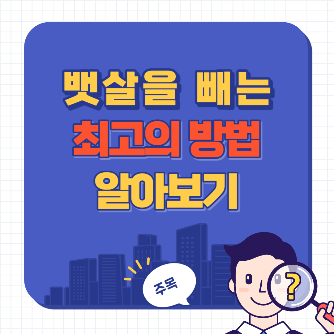 뱃살 빼는 최고의 방법