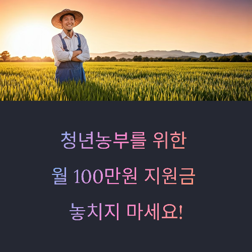 청년농업인정착지원사업