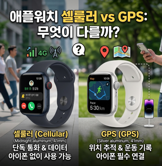 애플워치-셀룰러-GPS