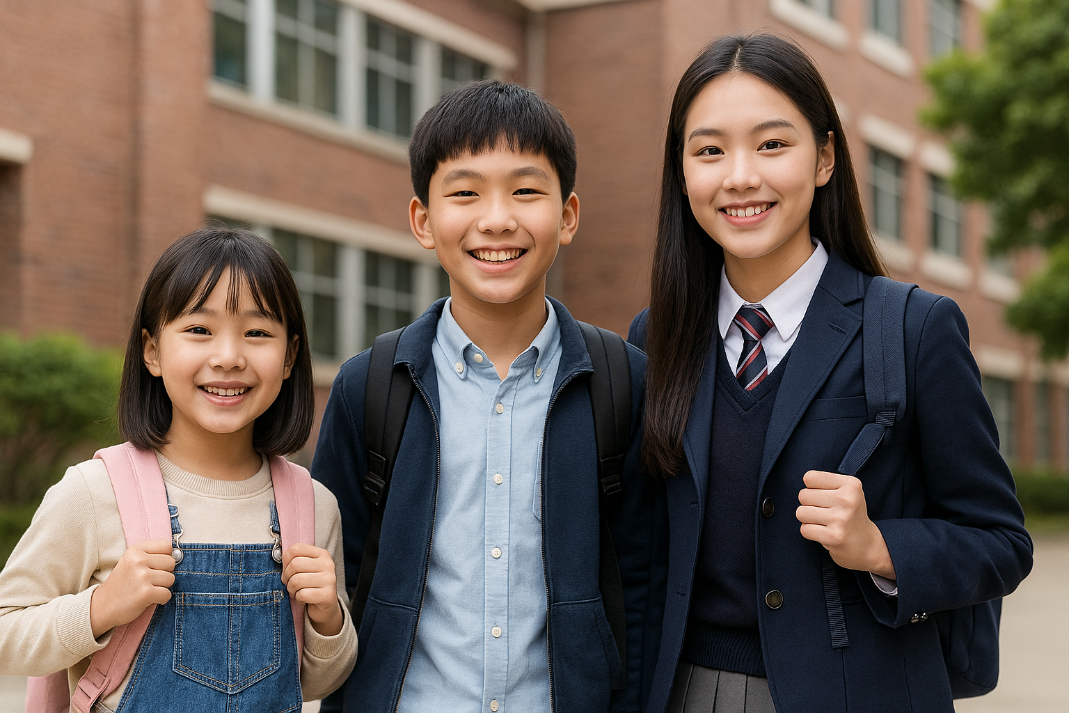 미래의 꿈나무 학생들