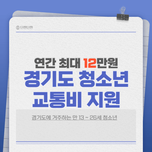 경기도청소년교통비지원사업
