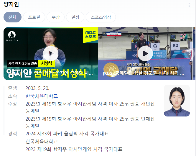 양지인프로필