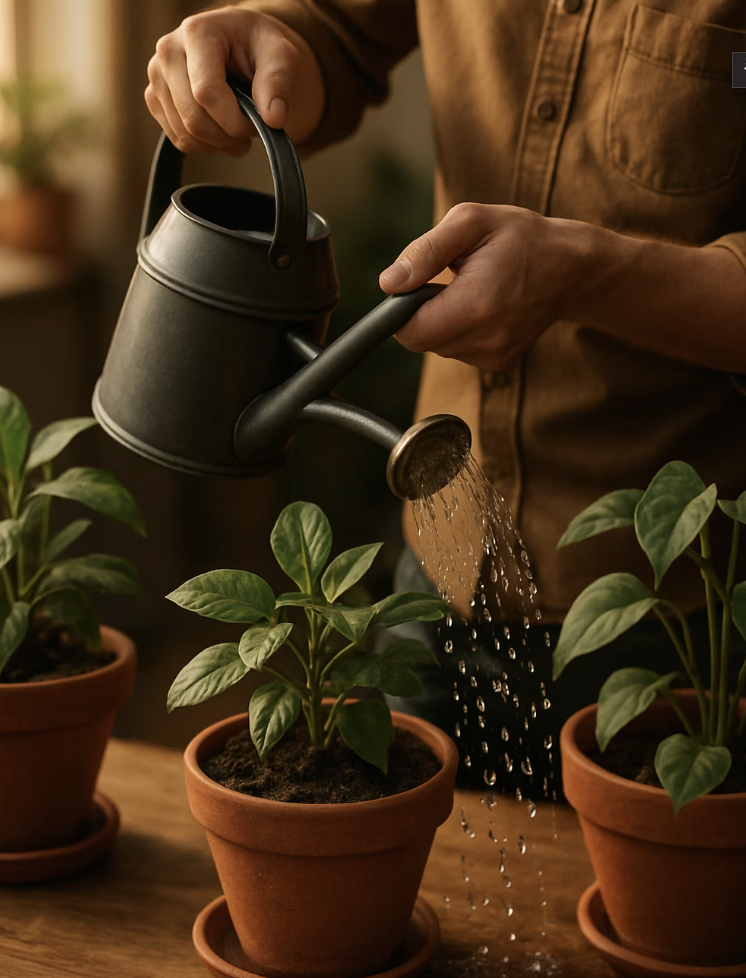 과하지 않은 물주기의 기술