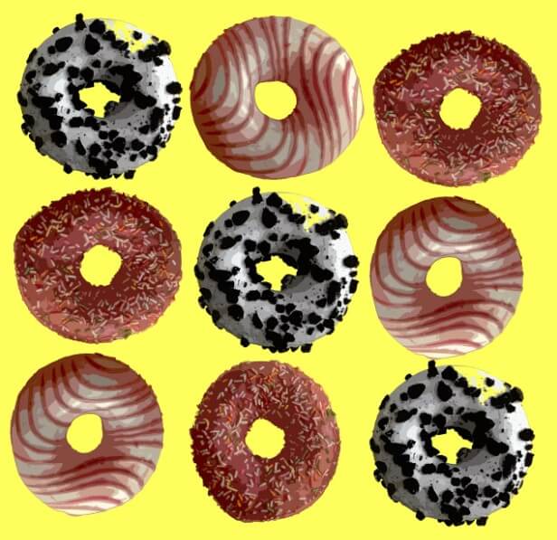 당이 높은 도너츠