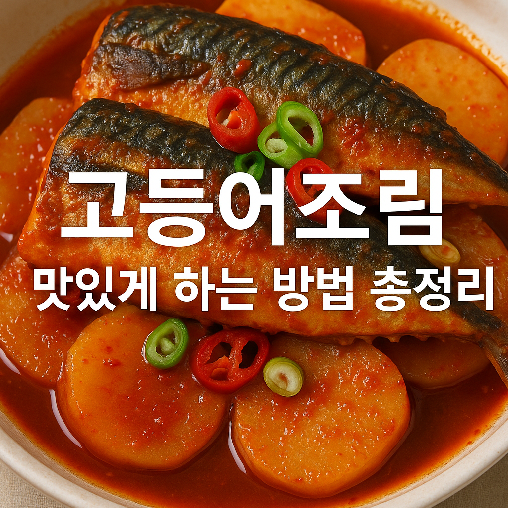 고등어조림 맛있게 하는 방법